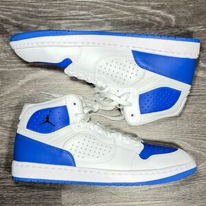 Jordan White and Blue Sneakers